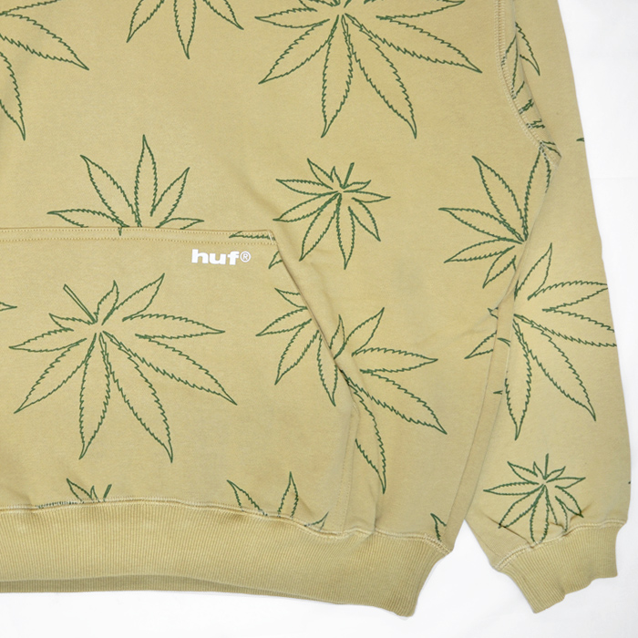 HUF（ハフ） パーカー PLANTLIFE FLEECE HOODIE フリース スウェット