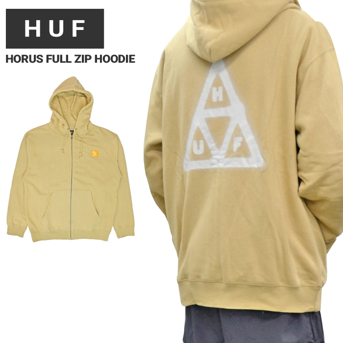 HUF ハフ パーカー HORUS FULL ZIP HOODIE フリース スウェット メンズ