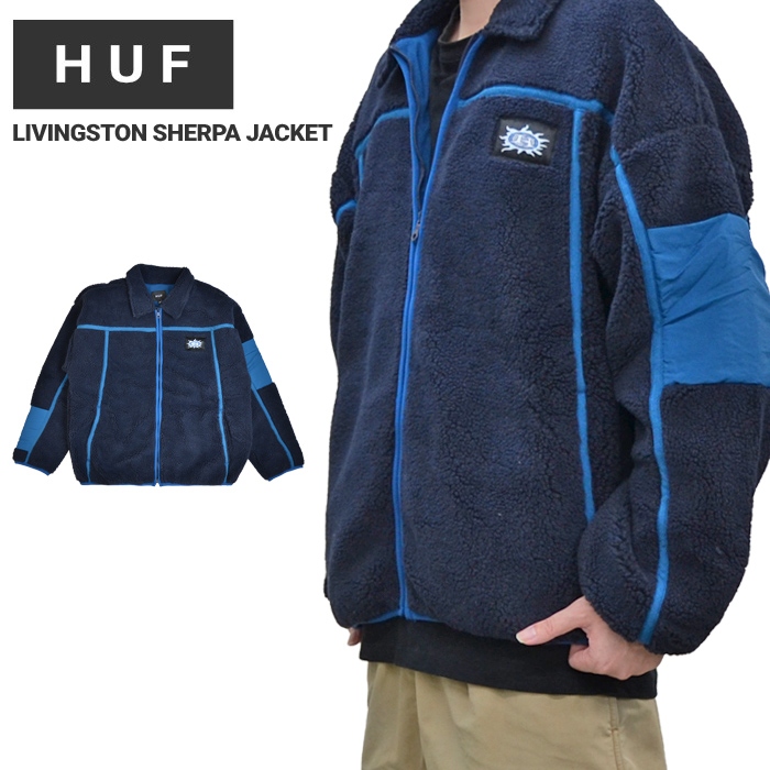 HUF ハフ ジャケット LIVINGSTON SHERPA JACKET シェルパジャケット 
