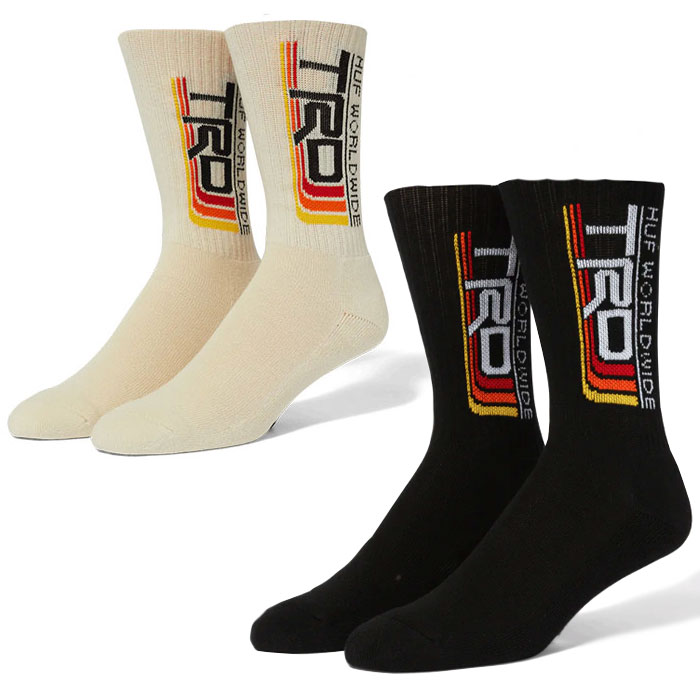 HUF TRD ハフ トヨタ・レーシング・デベロップメント ソックス TRD LOGO CREW SOCKS 靴下 スケートソックス クルーソックス  SK00844 メール便発送で送料無料 : huf-1339 : buddy-stl - 通販 - Yahoo!ショッピング