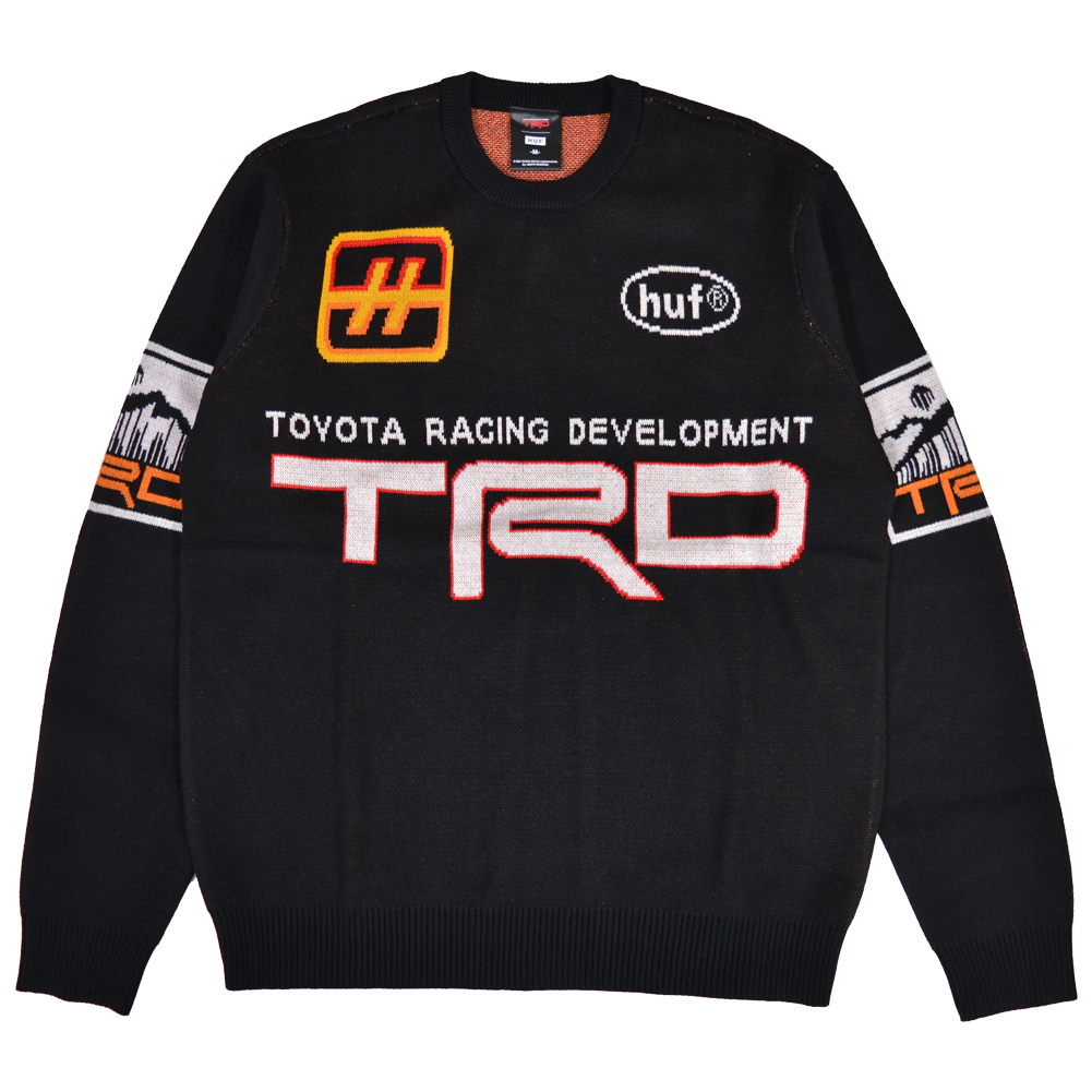 HUF × TRD トヨタ・レーシング・デベロップメント セーター TRD RACING SWEAT...