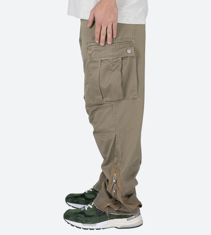 mnml ミニマル カーゴパンツ ZIPPER DENIM CARGO PANTS ミリタリー 