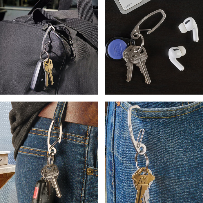 OAMC Vraided Carabiner カラビナ　ブルー　キーホルダー NITEIZE ナイトアイズ Zカラビナー 2個入り #1 キーリング Z