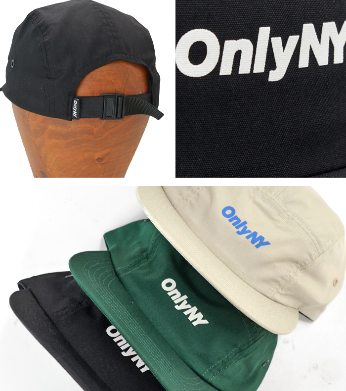 ONLY NY オンリーニューヨーク キャップ LOGO 5-PANEL HAT CAP 帽子 5パネルキャップ ジェットキャップ