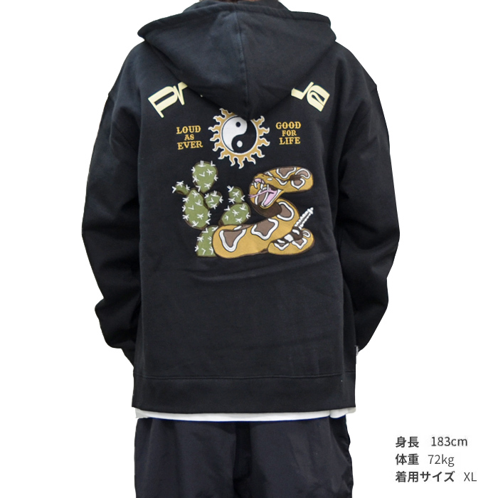 PRIMITIVE プリミティブ ジップパーカー BADLANDS ZIP HOOD