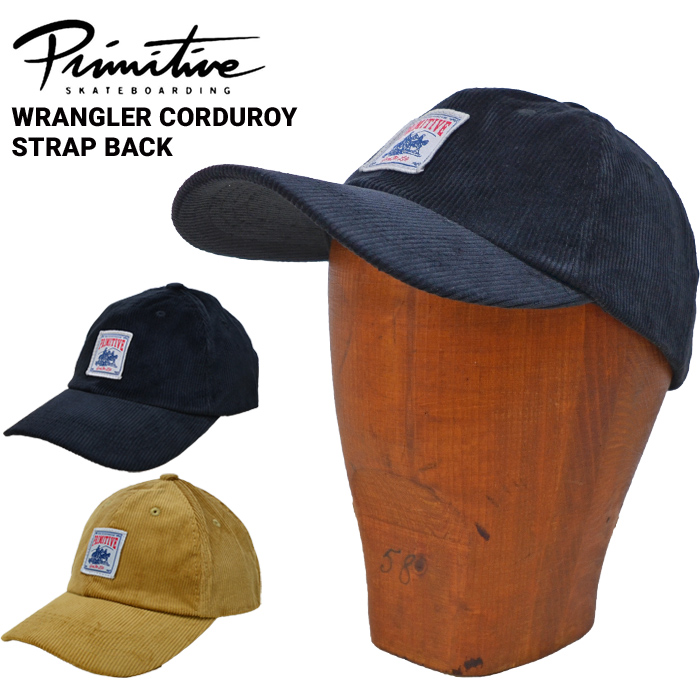 PRIMITIVE プリミティブ キャップ WRANGLER CORDUROY STRAPBACK