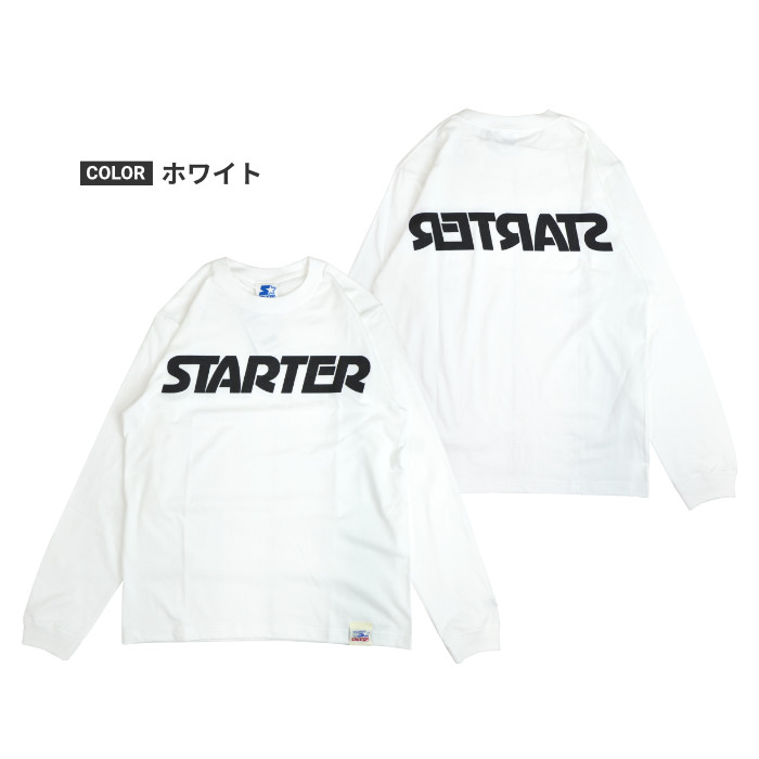 STARTER スターター ロンT GRAPHIC LOGO L/S TEE 長袖 Tシャツ 前後STARTERロゴ ロングT カットソー トップス  X50209J 単品購入の場合はネコポス便発送 :starter-011:buddy-stl 通販 