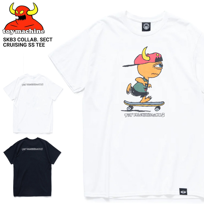 TOY MACHINE トイマシーン Tシャツ SKB3 COLLAB. SECT CRUISING SS TEE 半袖 カットソー トップス  STMSDST1 単品購入の場合はネコポス便発送