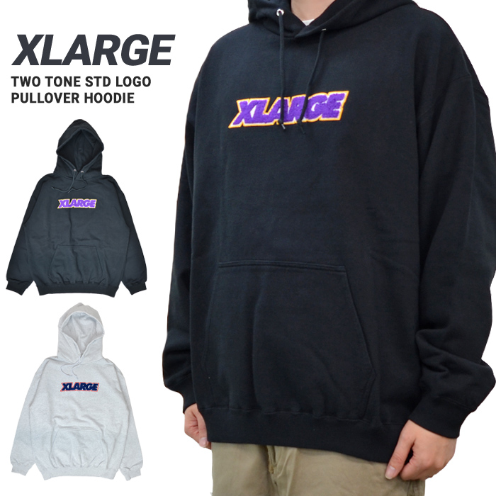 XLARGE エクストララージ パーカー TWO TONE STANDARD LOGO PULLOVER