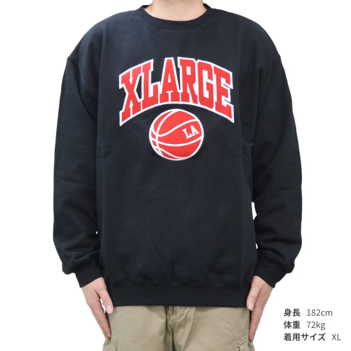 XLARGE（エクストラ ラージ） トレーナー COLLEGE LOGO CREWNECK SWEAT