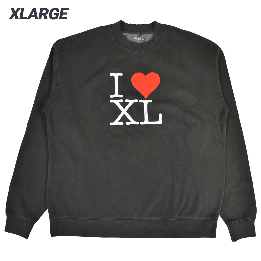 XLARGE（エクストラ ラージ） トレーナー I LOVE XL CREWNECK SWEAT 