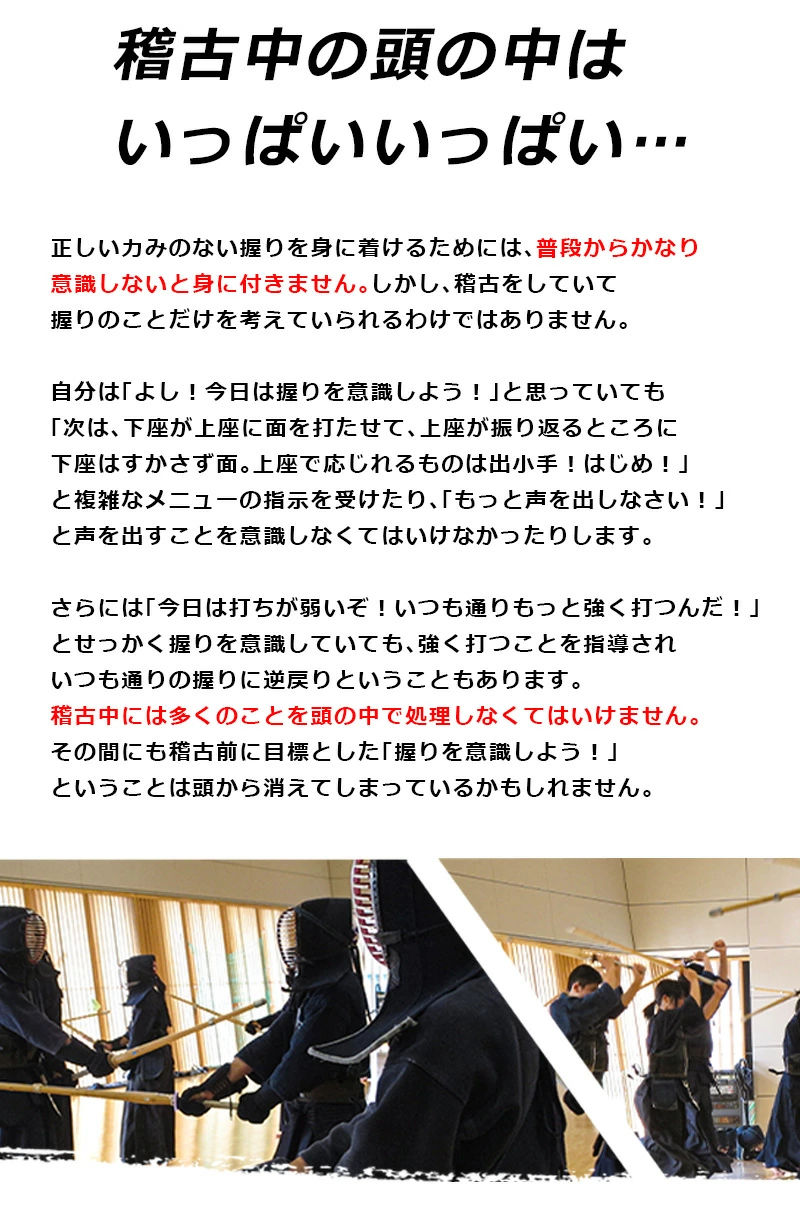 バイオテック 中太吟風仕組竹刀「上達型竹刀 -GRIP MASTER-」37〜39男女（中学生〜一般）【剣道竹刀・SSPシール貼付・男女用】