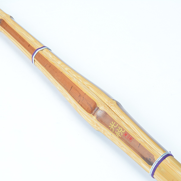 バイオテック細身実戦型竹刀「光(ひかり)」36〜39男女【剣道竹刀・SSPシール貼付・実戦型・胴張先細・バイオ】