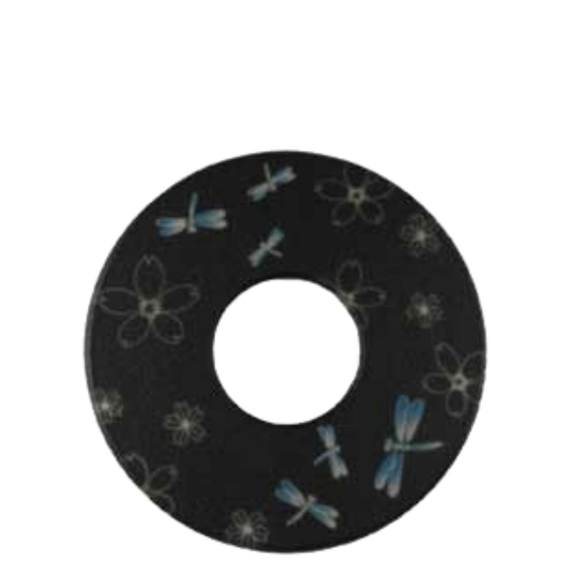 剣道 鍔 竹刀用 日本製 紋様鍔 トンボ/さくら柄 M L カラー6色 記念品