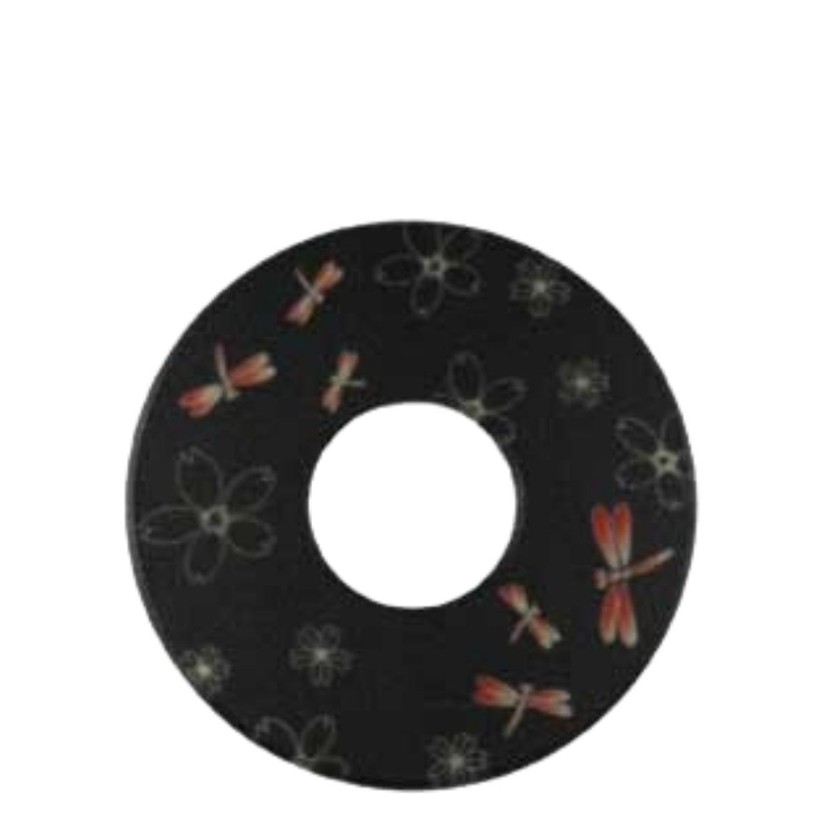 剣道 鍔 竹刀用 日本製 紋様鍔 トンボ/さくら柄 M L カラー6色 記念品