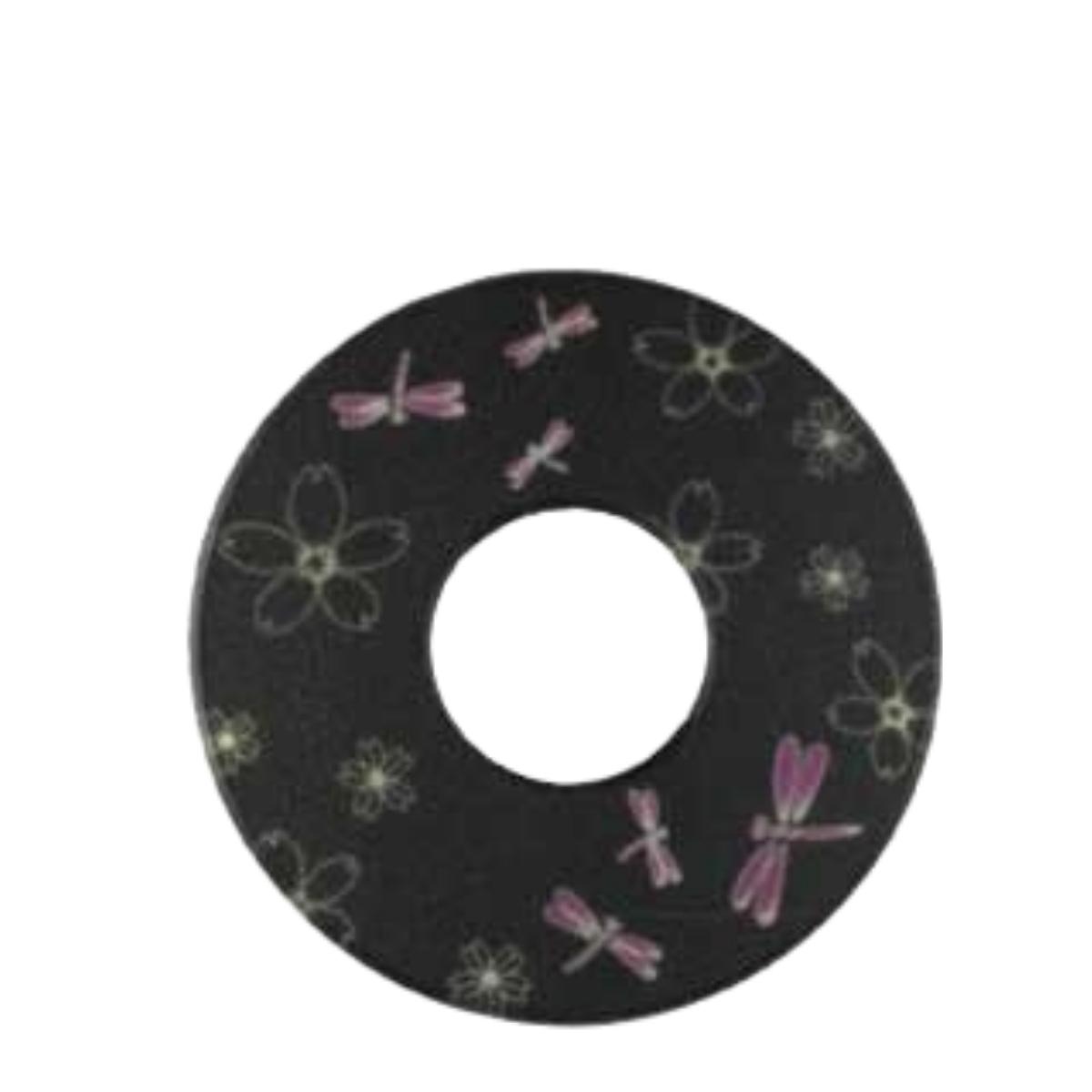 剣道 鍔 竹刀用 日本製 紋様鍔 トンボ/さくら柄 M L カラー6色 記念品