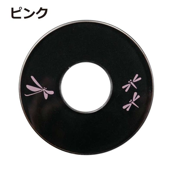 剣道 鍔 竹刀用 化粧鍔 トンボ (水色/ピンク) M L : 武道園