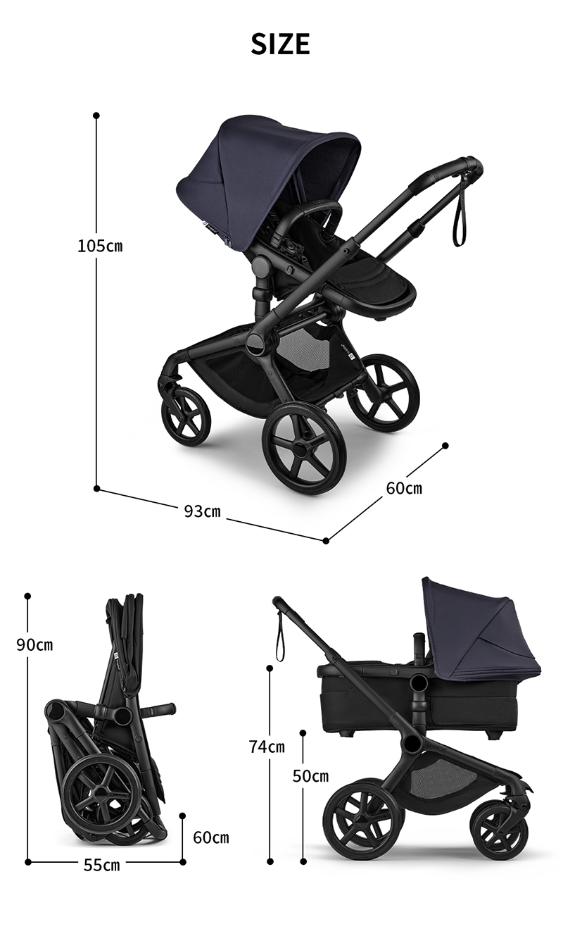 bugaboo（バガブー） 公式 フォックス 5 リニュー ブラックベース本体