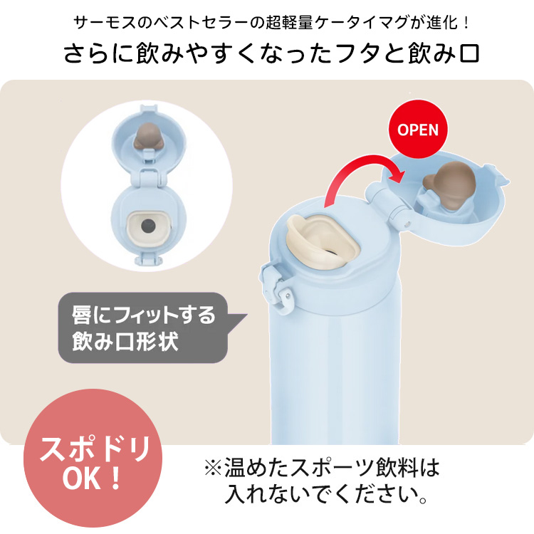 水筒 500ml サーモス スポドリOK