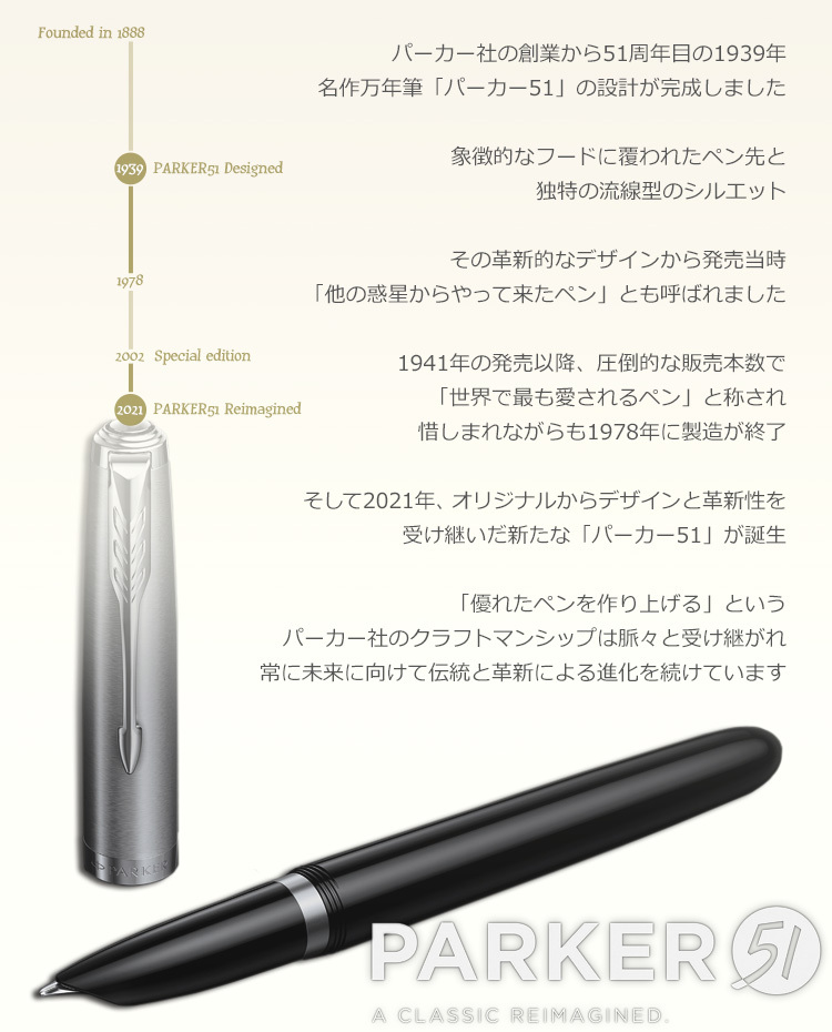 パーカー万年筆51（万年筆、インク）の商品一覧｜筆記用具｜文具