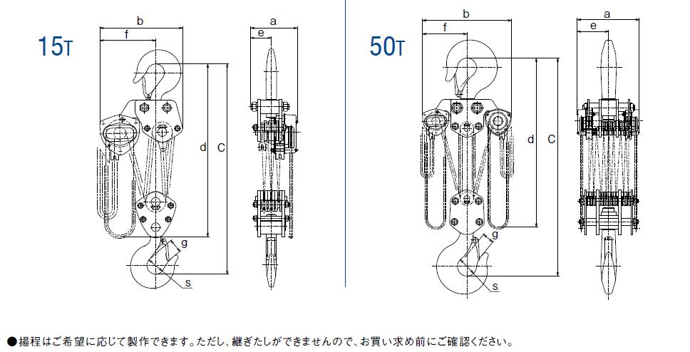 直送品】 キトー チェーンブロック CB010 (1t) :kit-cb010:部品屋さん