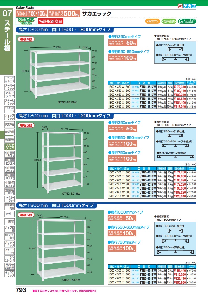 サカエ サカエラック ＳＴＮ２−１５１２Ｗ 浴室、浴槽、洗面所 | www