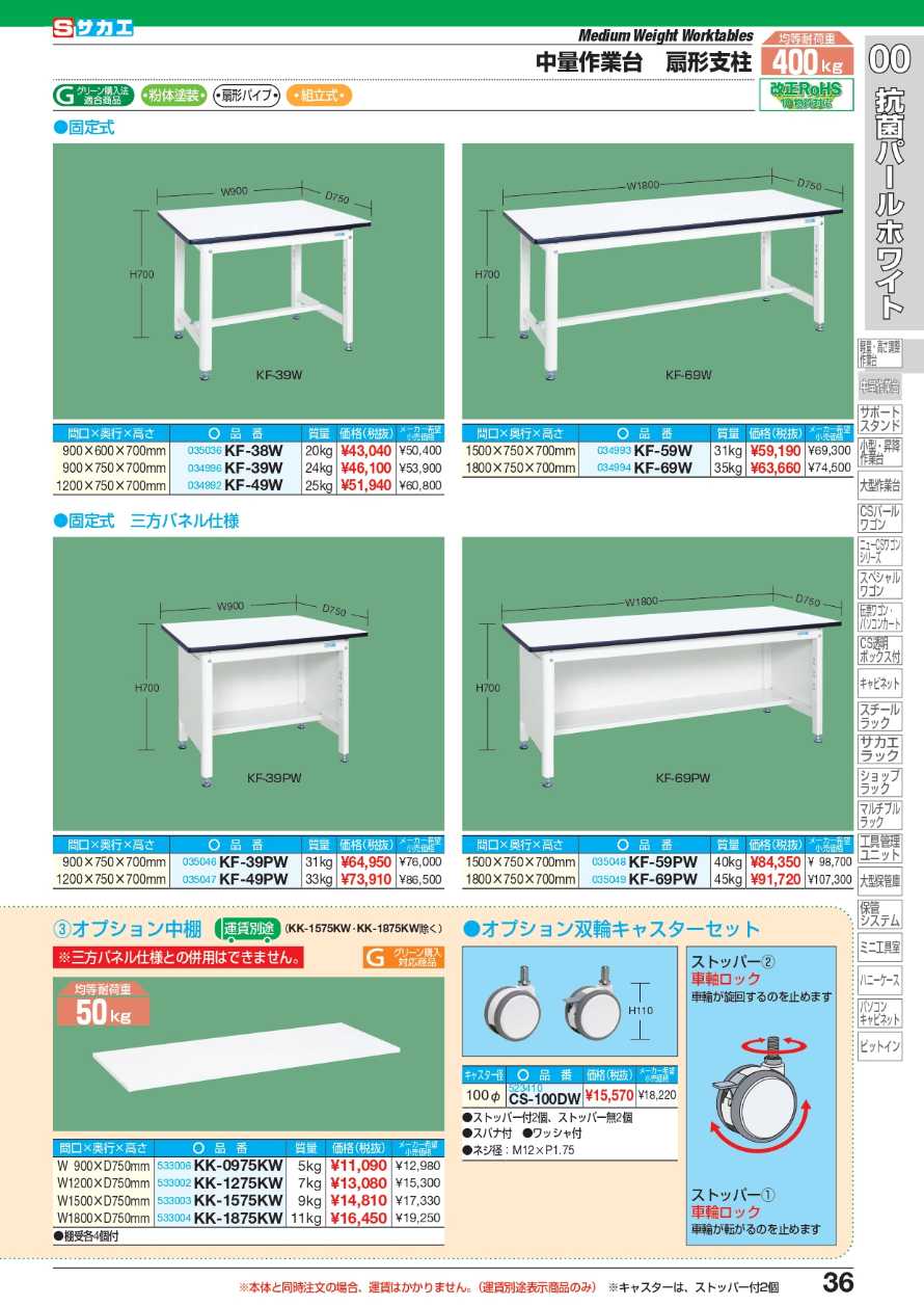 直送品】 サカエ 軽量高さ調整作業台TKK8タイプ(抗ウイルス天板) TKK8-096VFG (046182) 【大型】 : sakae-046182  : 部品屋さんYahoo!店 - 通販 - Yahoo!ショッピング