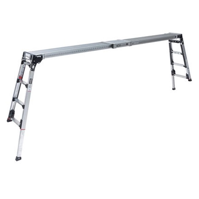 【直送品】 アルインコ 伸縮天板・伸縮脚付足がかり台 (頭取りまわし式) VSX-2613RX 【大型】 その他脚立、はしご-DIY、工具-脚立、はしご