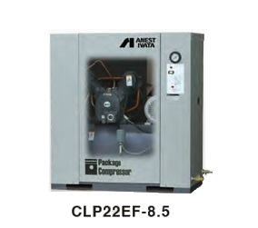 アネスト岩田　コンプレッサ　レシプロ：給油式　50Hz　200V　CLP22EF-8.5　(CLP22EF-8.5M5)　オイル式パッケージ