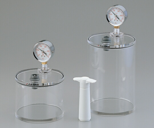 アズワン ミニ真空容器 VCP-30L /1-4467-02 アズワン ミニ真空容器 φ150×223mm VCP-30L (1-4467-02) 《実験設備