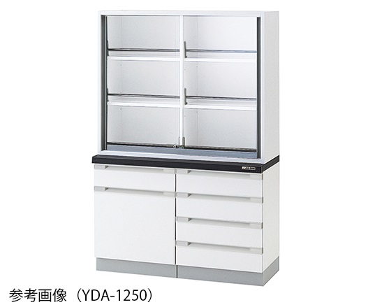 直送品】 アズワン 薬品器具戸棚 YDA-1550本体シロ (3-5842-13) 《実験