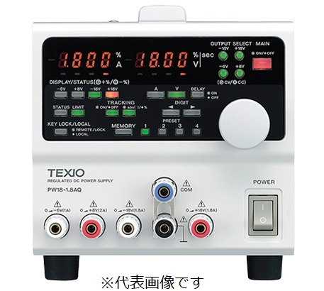 【直送品】 アズワン 直流安定化電源ＰＷ１８−１．８ＡＱ校正付 3 6139 02 20 《計測・測定・検査》 :azuw 3 6139 02 20:部品屋さん