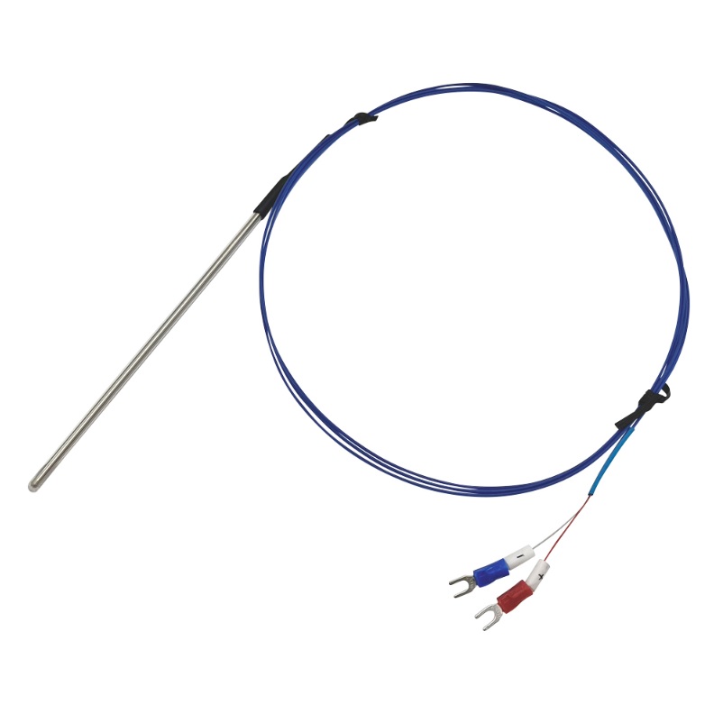 アズワン K熱電対(シース型・テフロンR被覆)M3Y端子タイプ 150mm 校正証明書付 DS-2010M3/150 (3-8923-03) 《計測・測定・検査》
