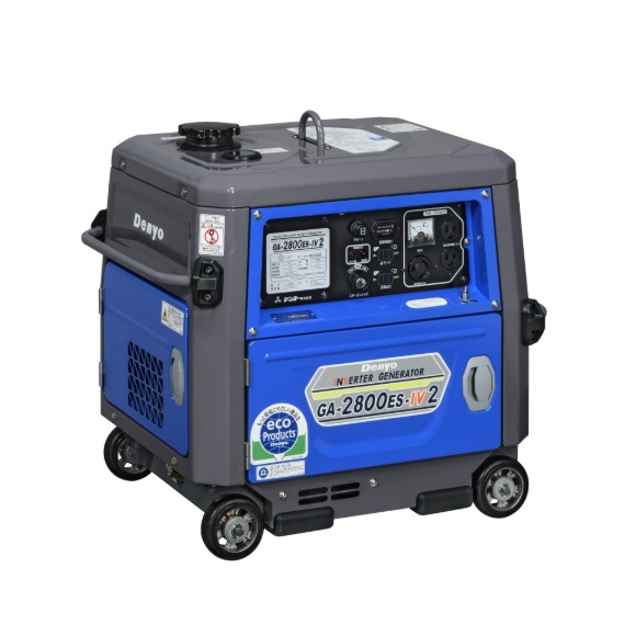 DENYO デンヨー インバーター発電機 GA-2800ES-IV 84X2 直送品】 Denyo (デンヨー) 小型ガソリン発電機 GA-2800ES-IV2 【大型