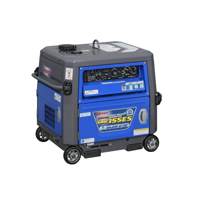 直送品】 Denyo (デンヨー) ガソリンエンジン溶接機 GAW-155ES 【特大 