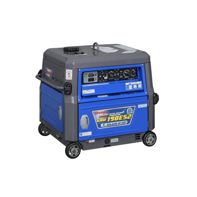 直送品】 Denyo (デンヨー) ガソリンエンジン溶接機 GAW-190ES2 【特大