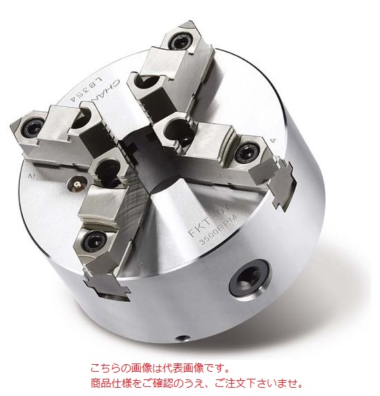 ファーステック 4爪生硬兼用強力型アジャスタブルスクロールチャック FT-FKT07