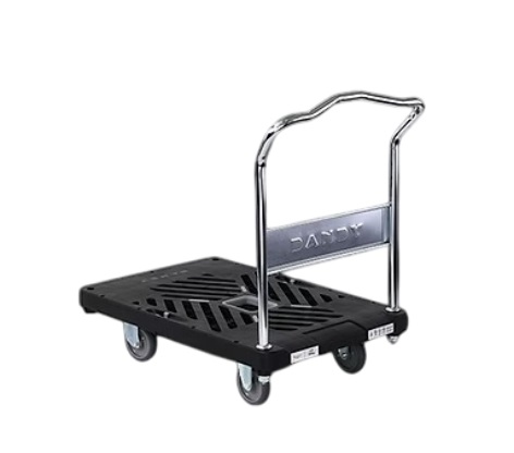 【直送品】 花岡車輌 プラ台車 ダンディX UXA-LS 固定ハンドル式 【特大・送料別】