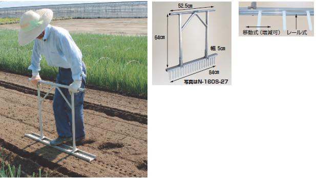 通常盤セット 【直送品】 ハラックス ネギロケット 長ネギ定植用穴あけ