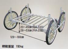 【直送品】 ハラックス 楽太郎用の低床部品 RA-H20 《別売部品》 【大型】