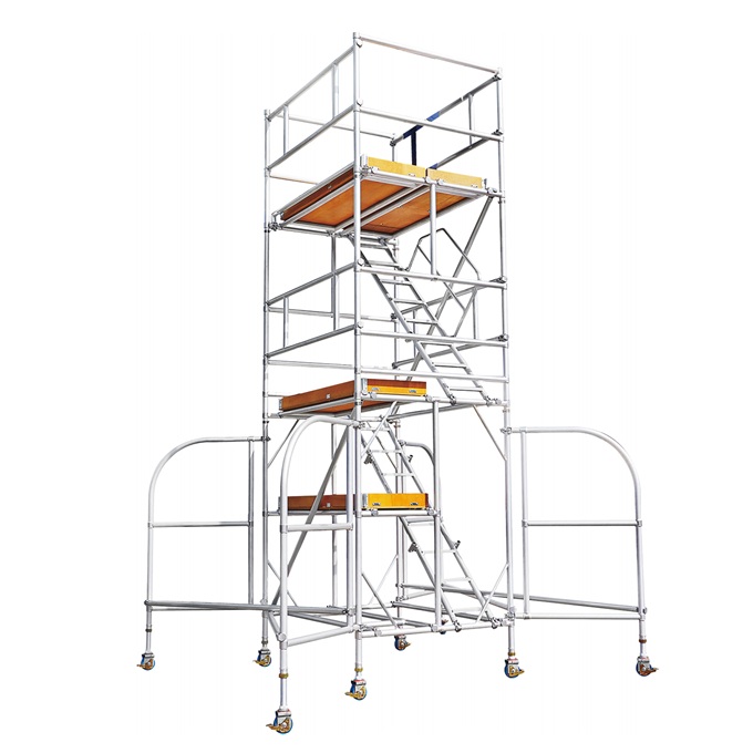 【直送品】 長谷川工業 ハセガワ 高所作業台 ライトタワーステアウェイ STW-2a (18072) 【特大・送料別】
