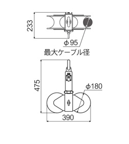 直送品】 育良精機 シーソー金車 ISK-CB300 (10147) 【法人向け・個人