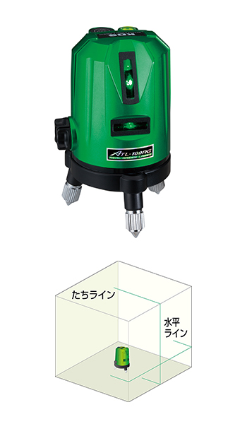 直送品】 ムラテックKDS 高輝度グリーンレーザー墨出器 ATL 直送品】 ムラテックKDS 高輝度グリーンレーザー墨出器 ATL