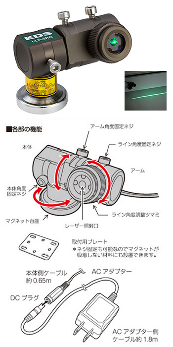 ムラテックKDS ラインレーザープロジェクター LLP-5RG