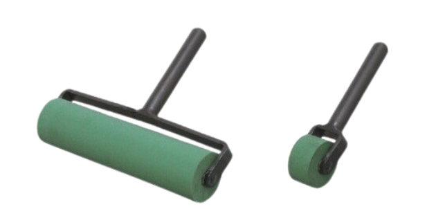 【直送品】 KLASS(極東産機) 青ゴムローラー(φ60×270mm) スチール柄 26-0329