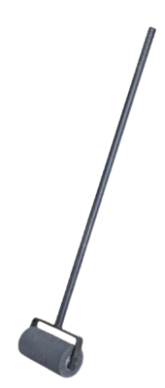 【直送品】 KLASS(極東産機) 長柄ゴムローラー(φ100×200×1000mm)約5kg 26-0971