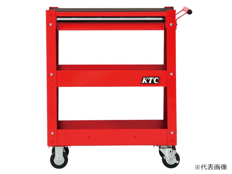 KTC スチール製赤ワゴン SKX2613 直送品】 京都機械工具 (KTC) ワゴン(3段1引出し)レッド SKX2613