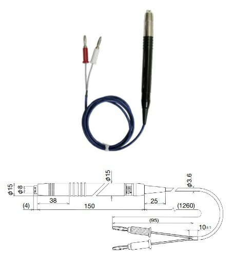 共立電気計器 Kタイプ温度プローブ 8405 (オプション) :kyori 8405:部品屋さん