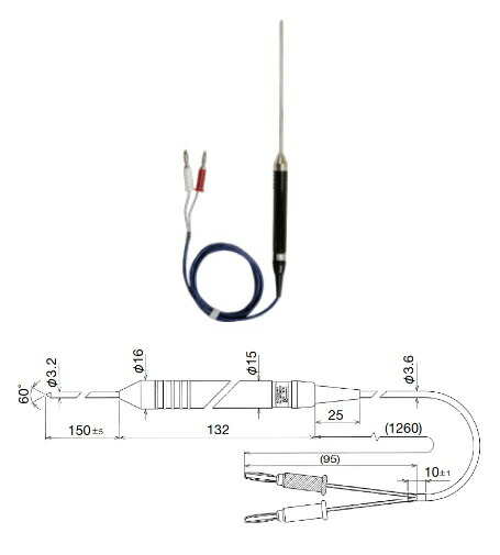 共立電気計器 Kタイプ温度プローブ 8407 (オプション) :kyori 8407:部品屋さん