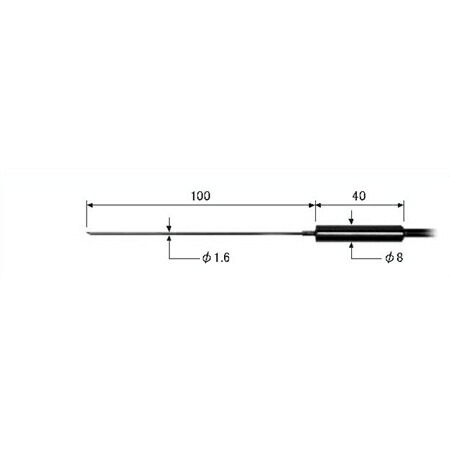 ライン精機 (LINE) ワイヤタイプ熱電対プローブ(K型) KS-22A